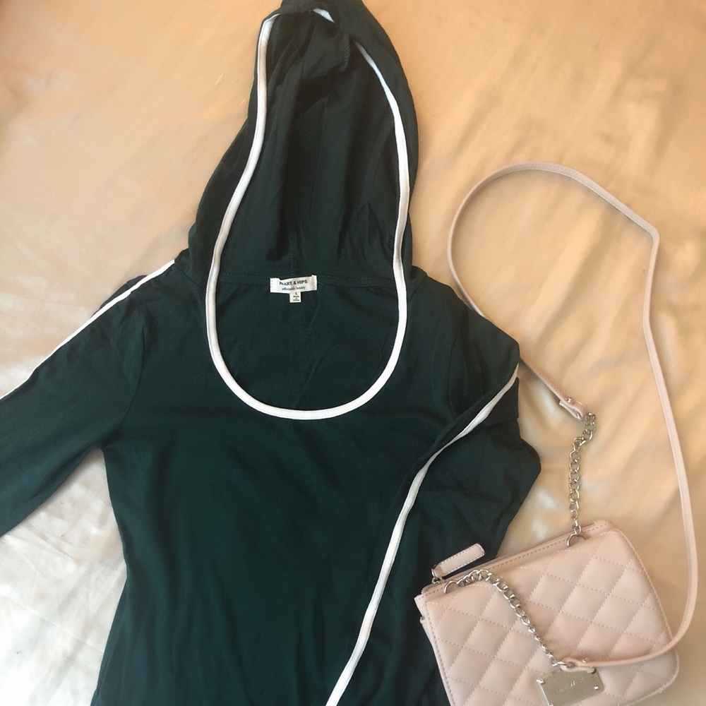 Green Hoodie Dress